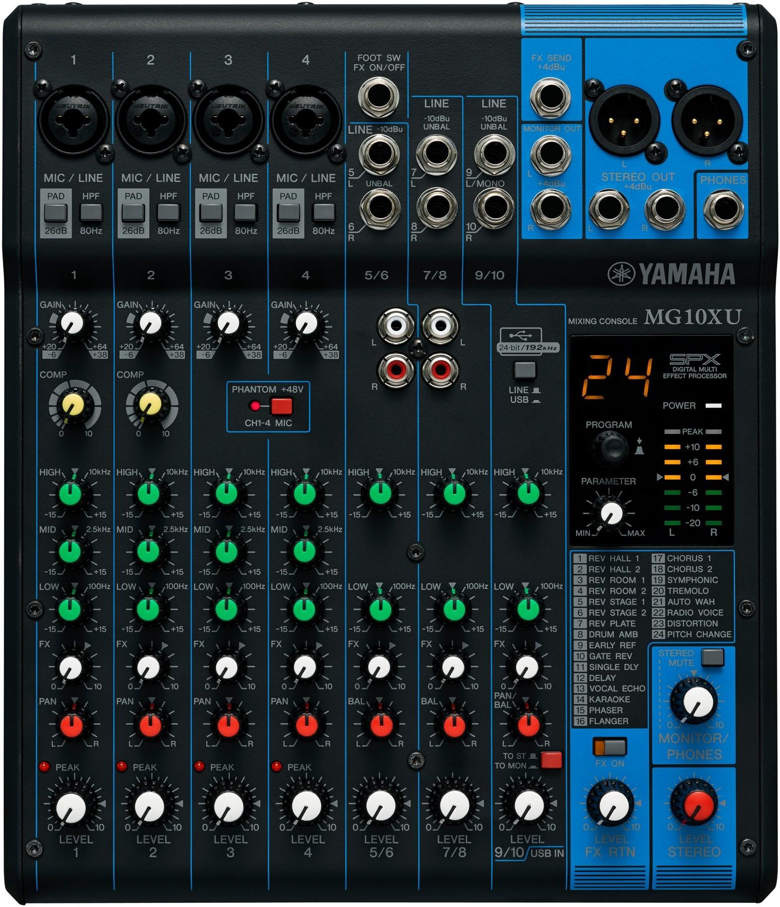 Mixer Yamaha MG10XU