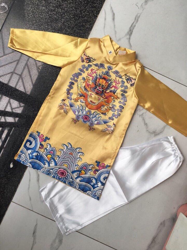 sét áo dài cách tân cho bé trai 10-35kg