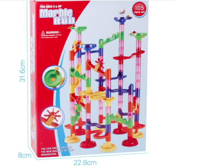 Bộ đồ chơi lắp ráp tháp lăn bi Marble run đồ chơi trẻ em
