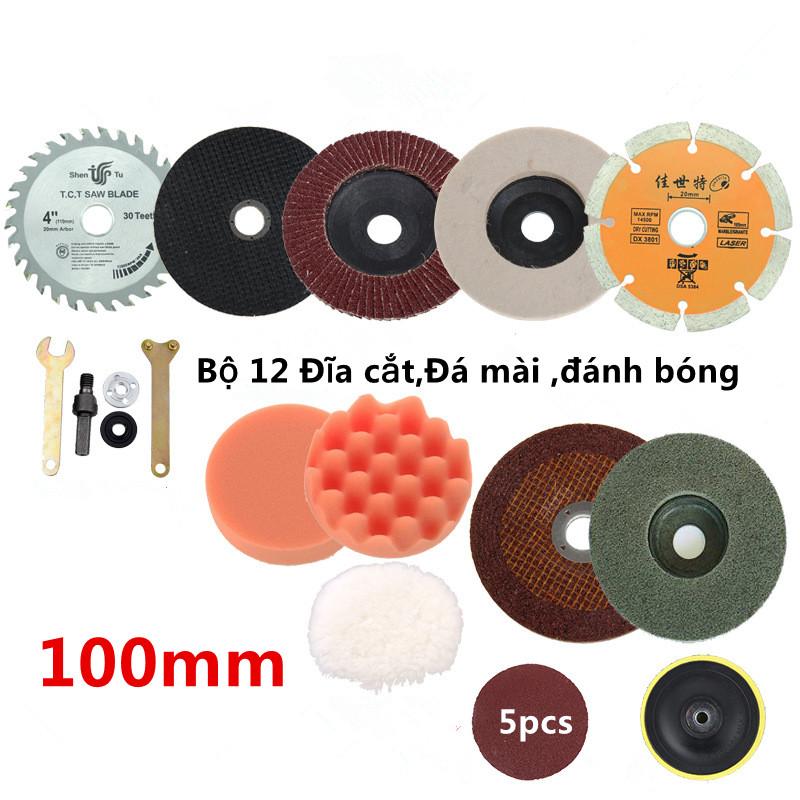Bộ 12 món Đĩa cắt,Đá mài ,đánh bóng