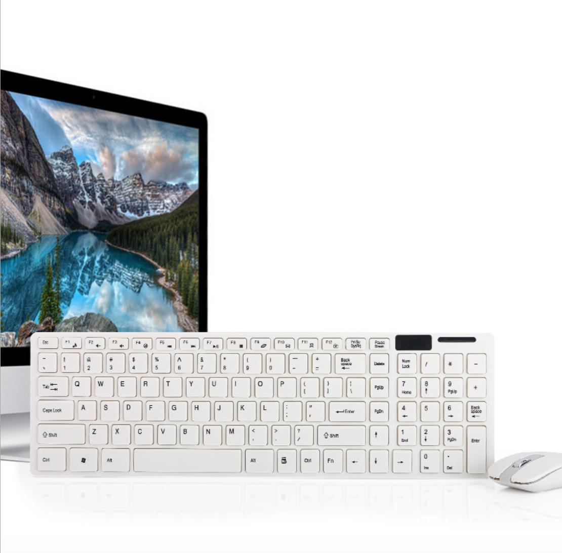 Smart Store Bàn Phím Chuột không dây Ultra-Thin Fashion 2.4Ghz