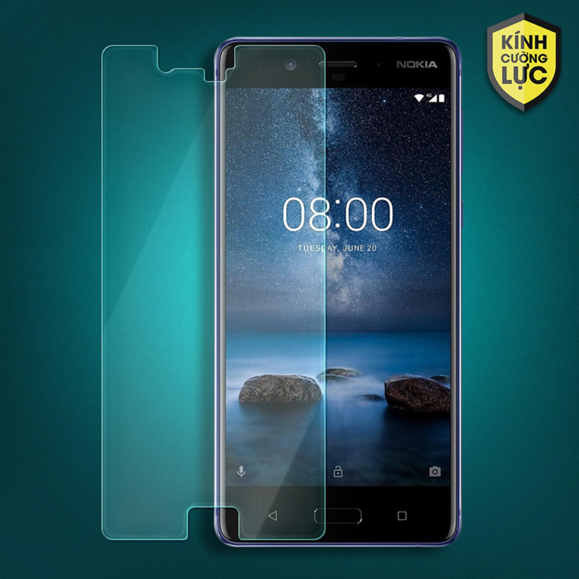 Bộ 3 miếng dán kính cường lực 2.5d cho nokia 8 - glass