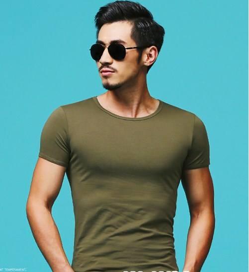 [HCM]Bộ 3 Áo Thun Nam Body Cổ Tròn  (xanh Đen Xanh Rêu Xanh Dương )
