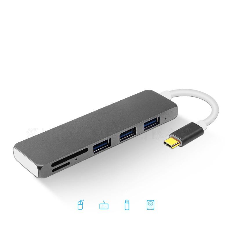 Hub chuyển usd, đọc thẻ nhớ dây type C Macbook
