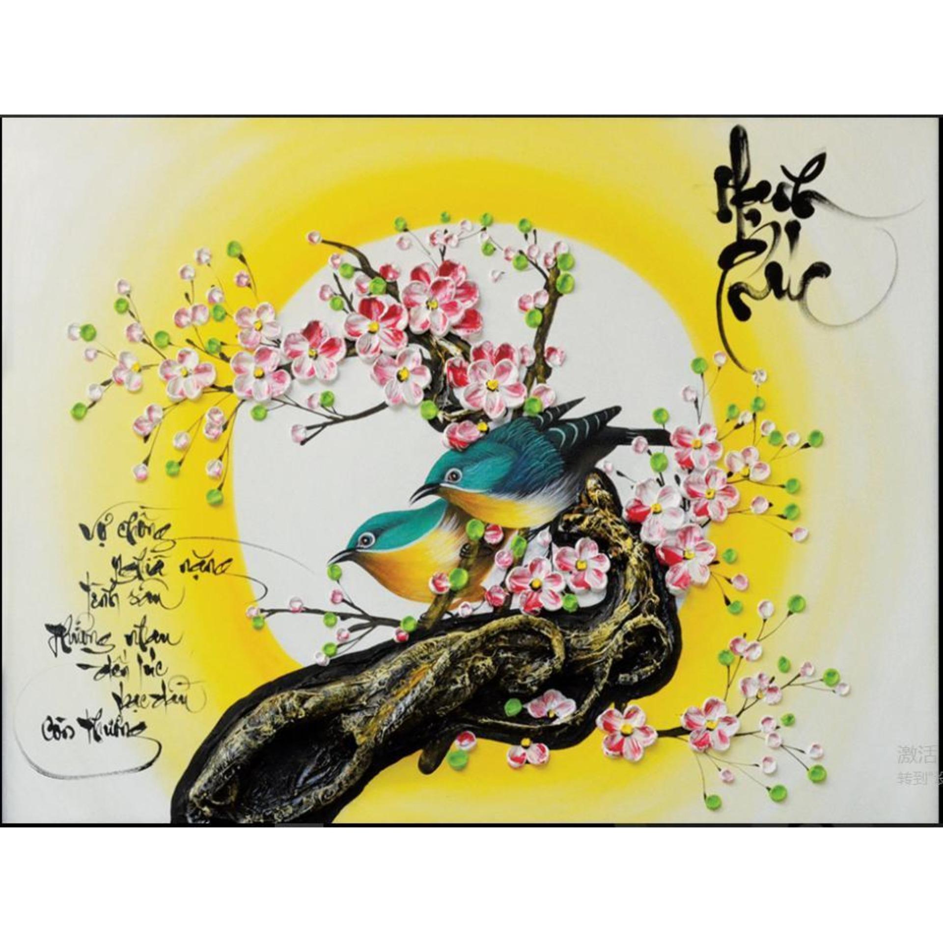 Tranh đính đá hạnh phúc 77555