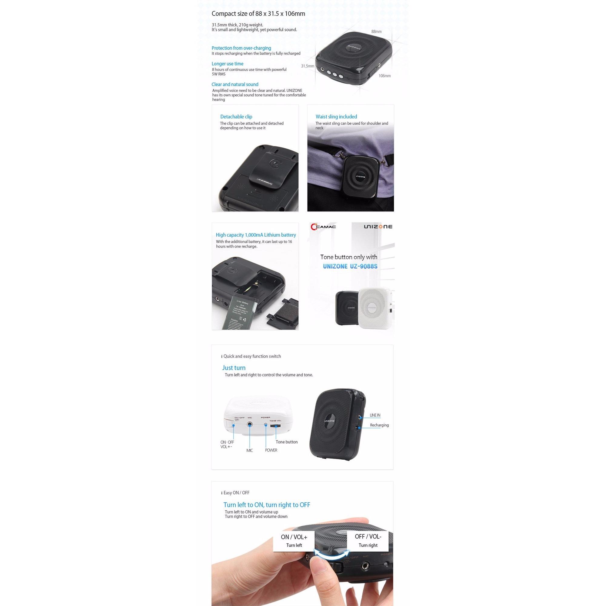 Máy Trợ Giảng Camac Unizone 9088S, UZ-9088S