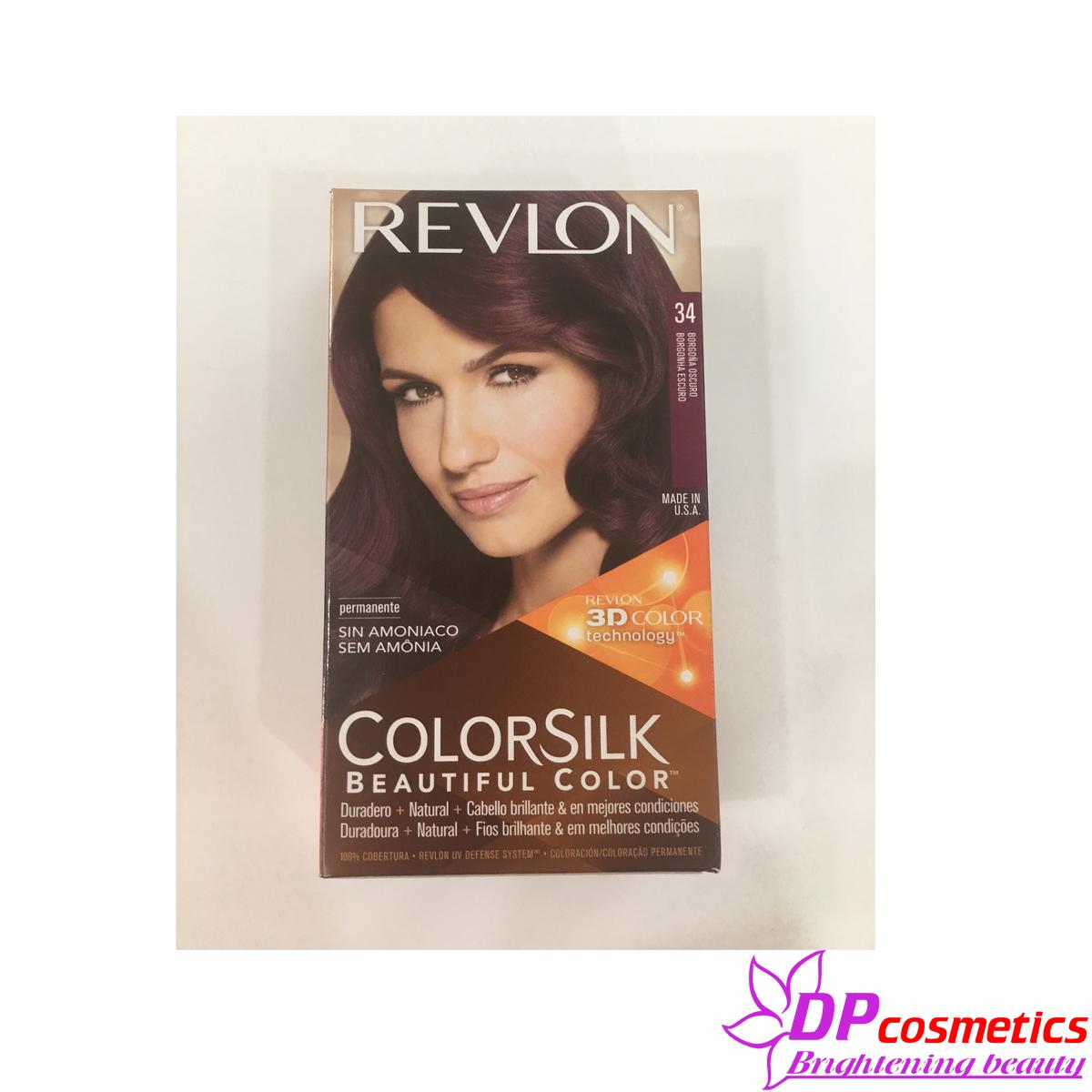[HCM]Kem nhuộm tóc Revlon 34- Đỏ tía đậm