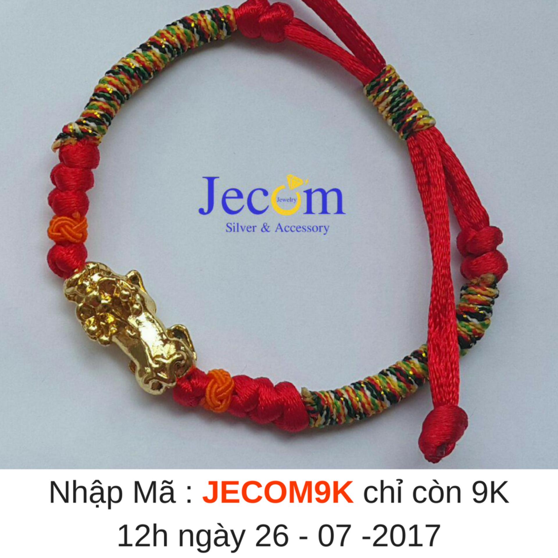 Vòng tỳ hưu ngũ sắc Thái Lan Jecom Silver VTHNS02