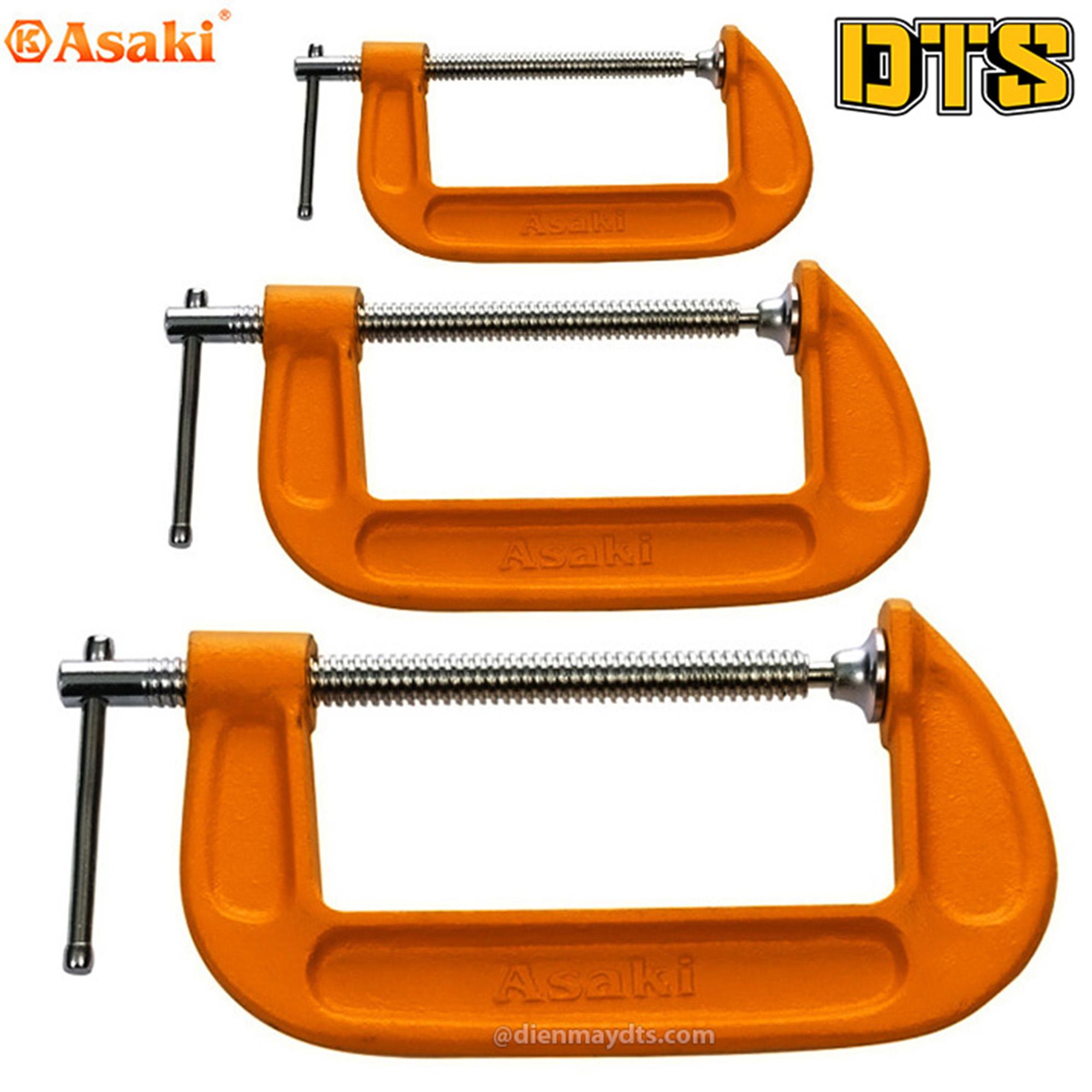 Cảo chữ C Asaki AK-6260 2inch (Vam chữ G)