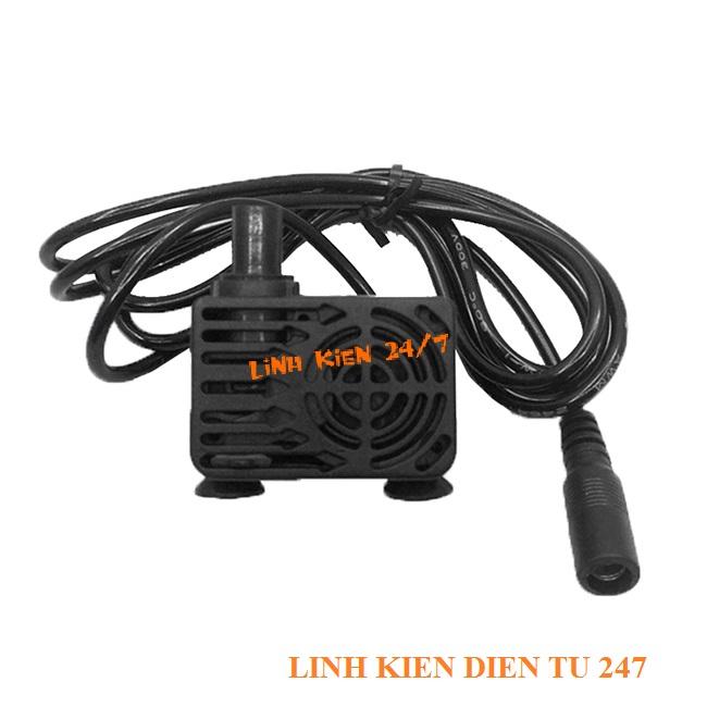 Máy bơm chìm hồ cá hòn non bộ 12v 5w 500l dc-808