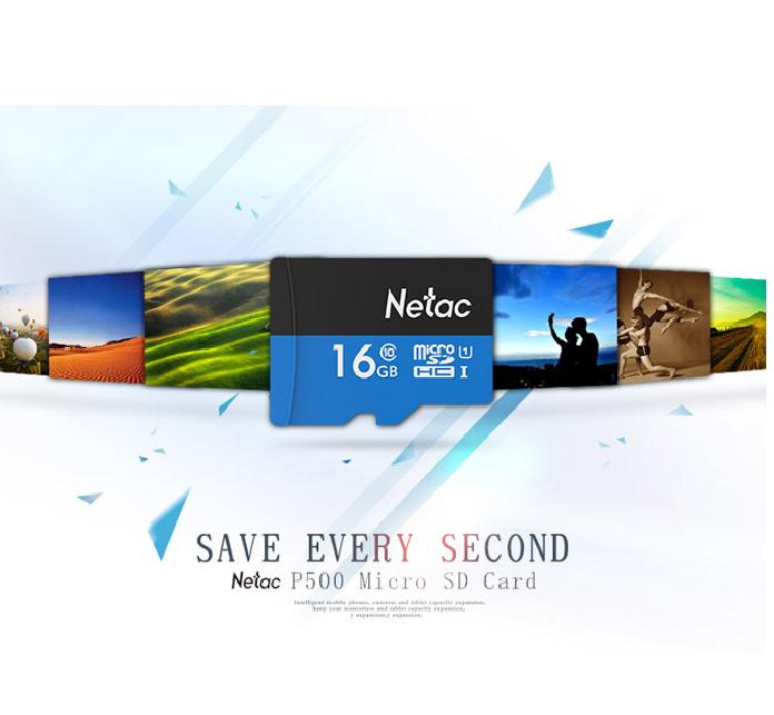 Thẻ Nhớ microsd Netac 16gb MicroSD Class 10 Ultra 80mbs dành cho Camera