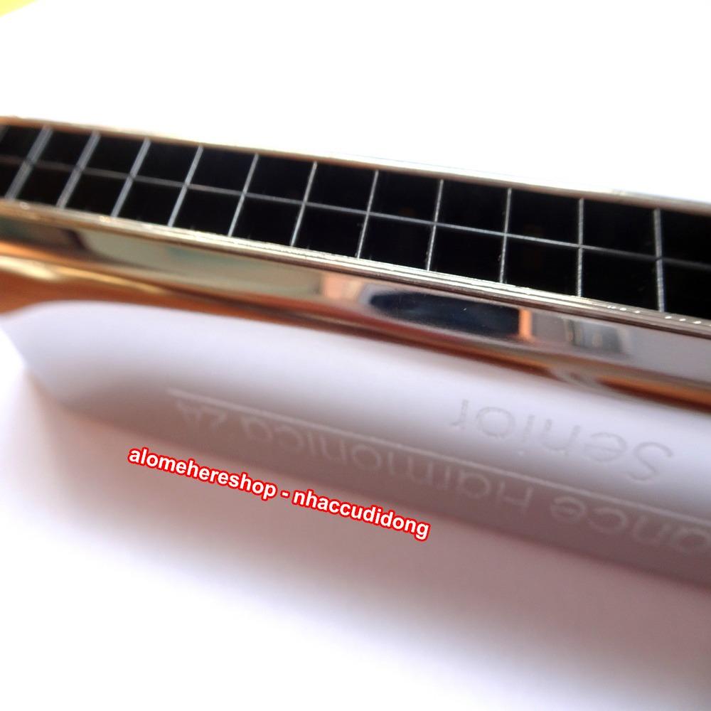 Kèn harmonica Tremolo Swan Senior key C (Bạc)