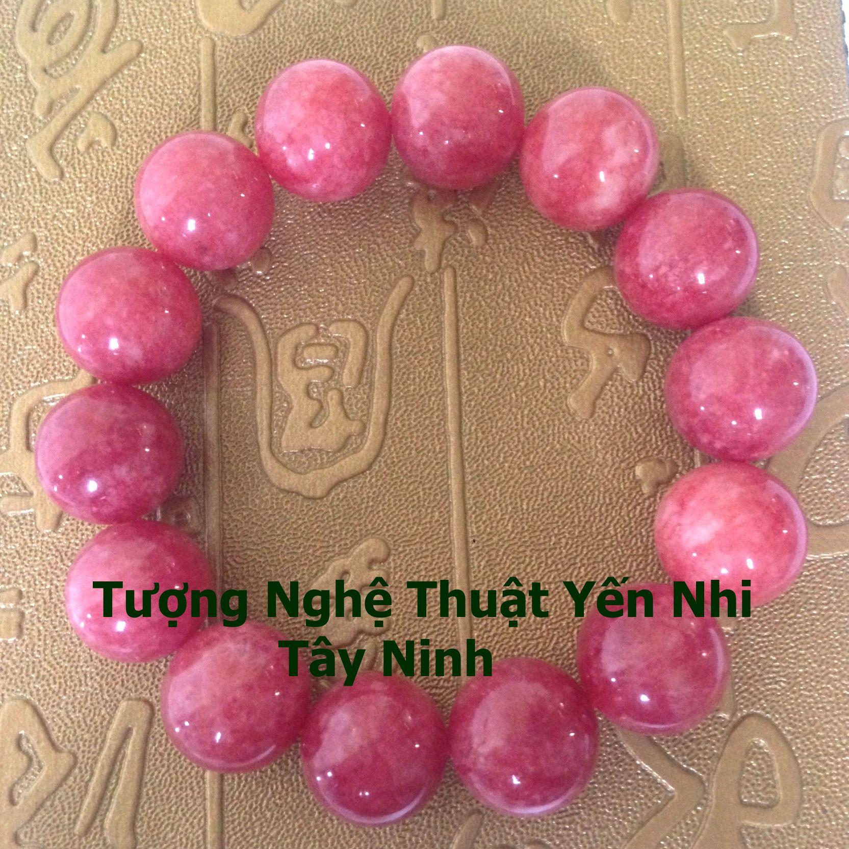 Vòng tay ruby ấn hạt 14ly
