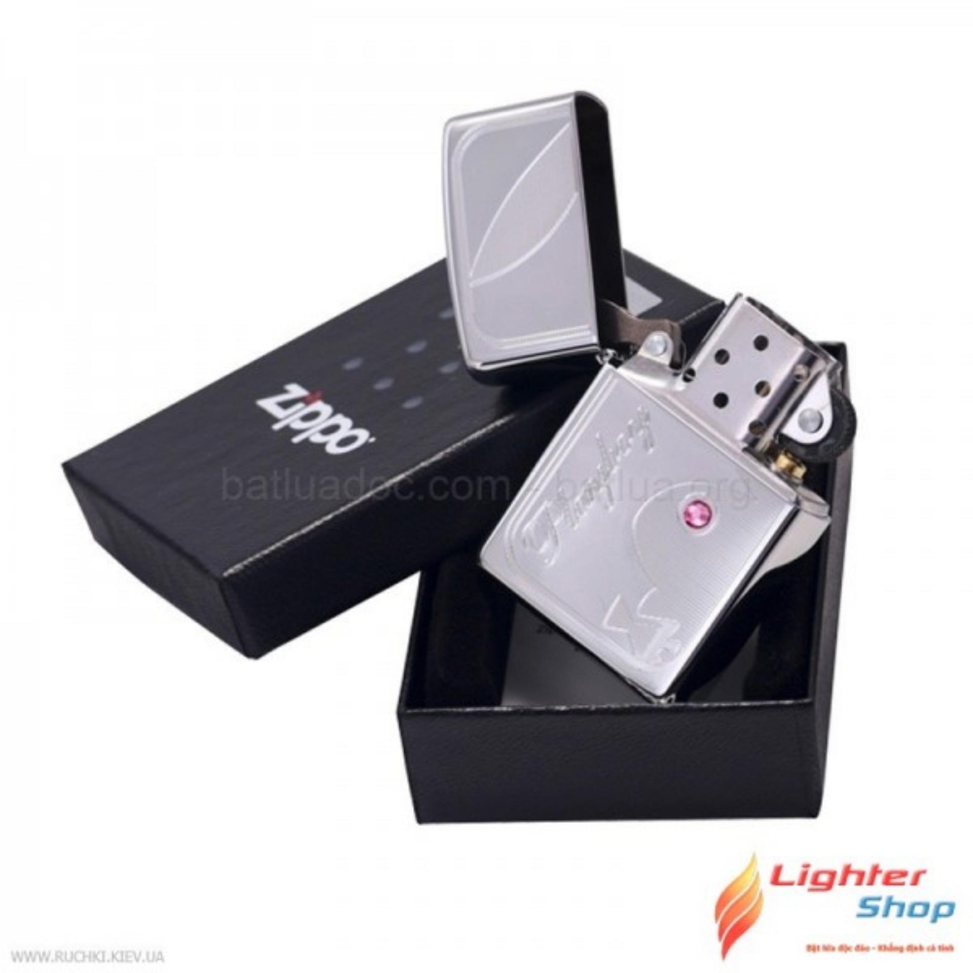 Bật lửa Zippo Playboy Bunny Pink Swarovski