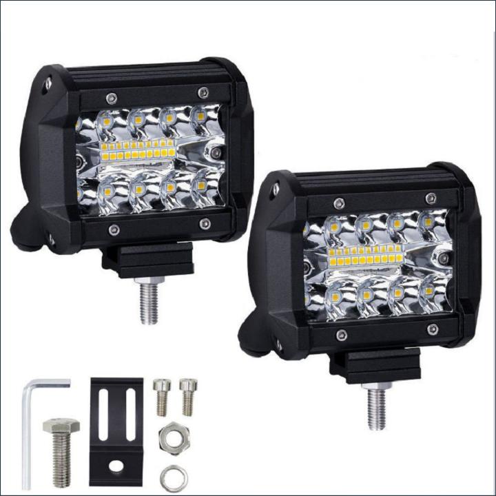 ĐÈN LED TRỢ SÁNG XE MÁY - Ô TÔ - 20LED 60W
