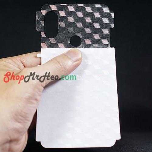 [HCM]Bộ 3 Skin Dán Mặt Lưng Vân 3D Xiaomi Redmi Note 5 Pro