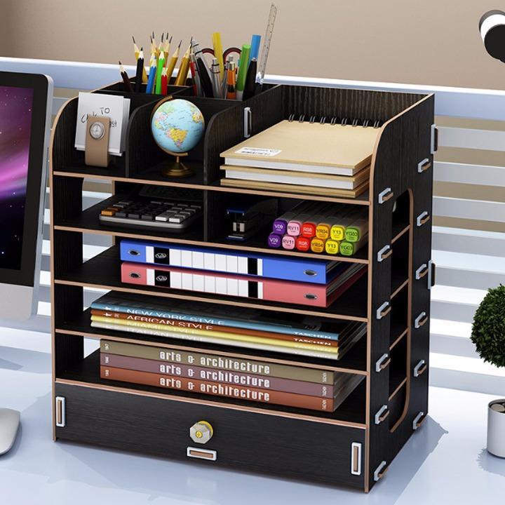 Kệ sách gỗ mini để bàn B05