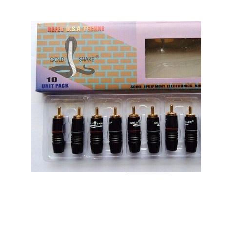 JẮCK BÔNG SEN - GOLD SNACKER - RCA-ĐẦU HÀN [2 chiếc ]
