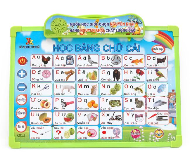 Bảng học điện tử động vật ,hoa quả cho bé