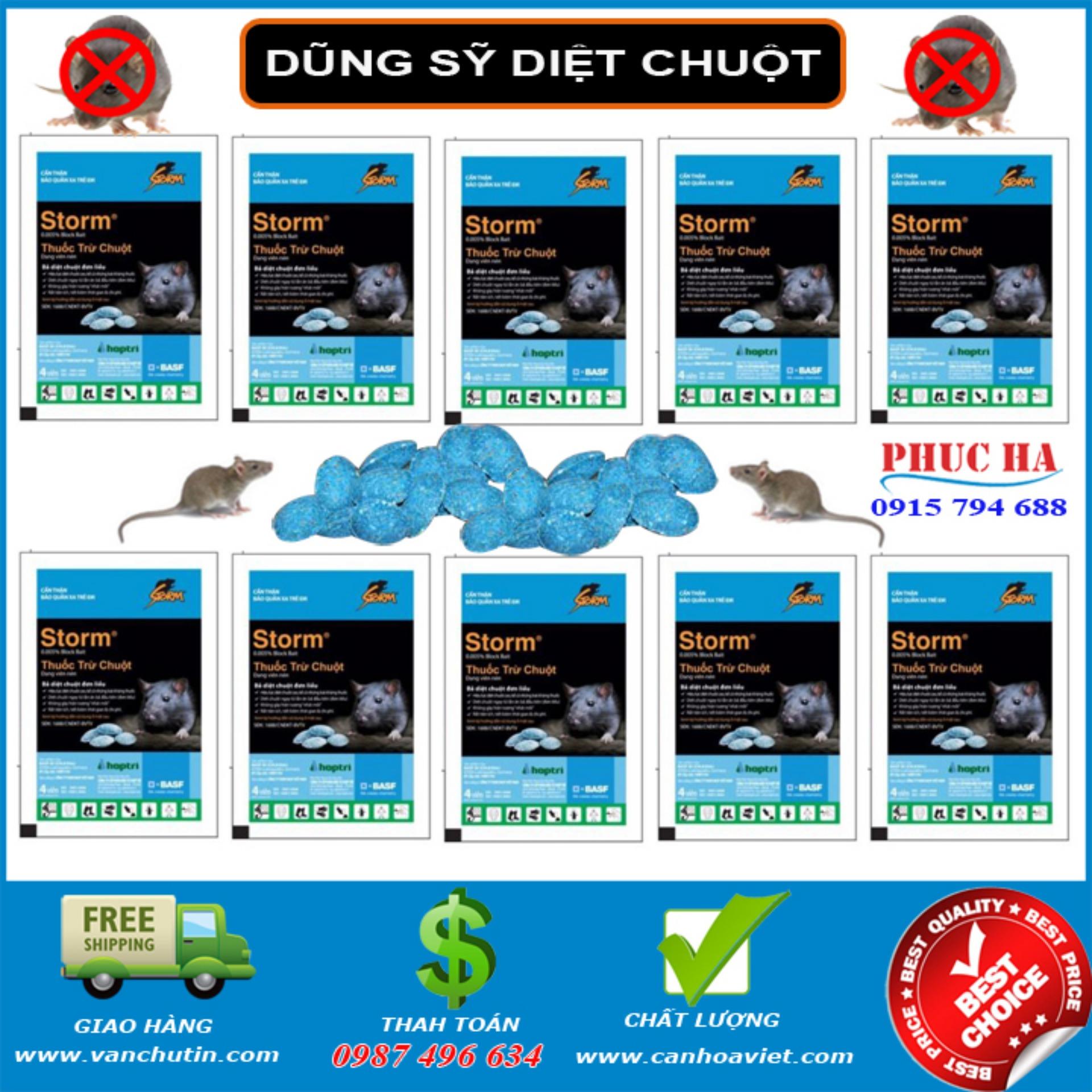 [HCM]Thuốc diệt chuột thông minh STORM 0.005% 03 Gói