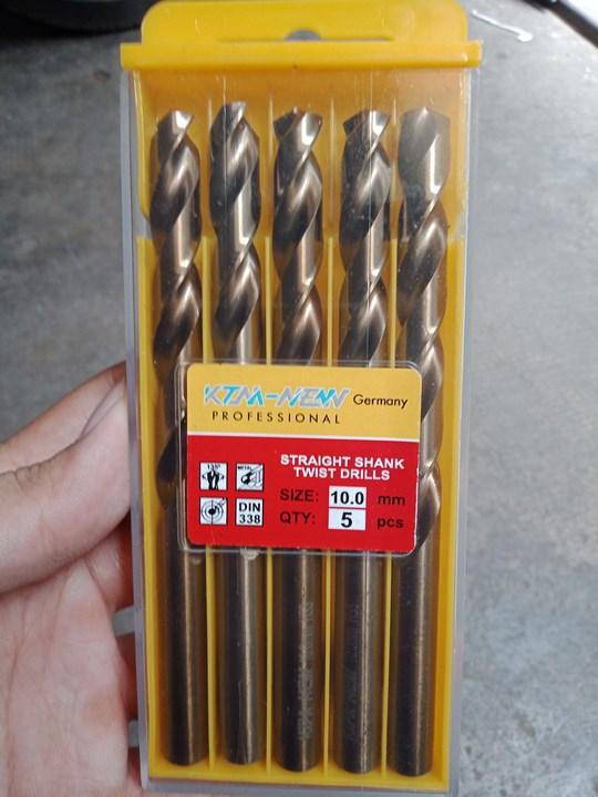 [HCM]Bộ 5 mũi khoan sắt- inox vàng 10mm siêu xịn