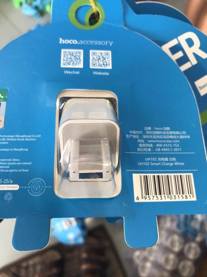 Cốc sạc 1A Hoco - UH102 dành cho điện thoại