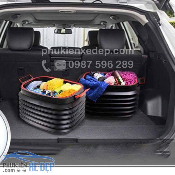 Thùng đựng đồ co giãn 40L cho ô tô
