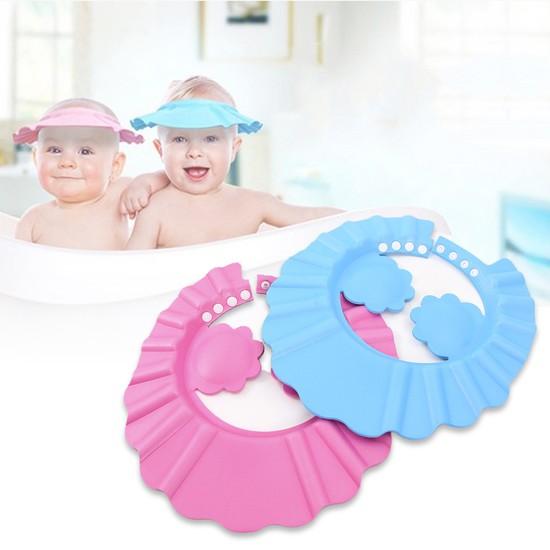 combo 10 mũ tắm chắn nước cho bé có bịt tai