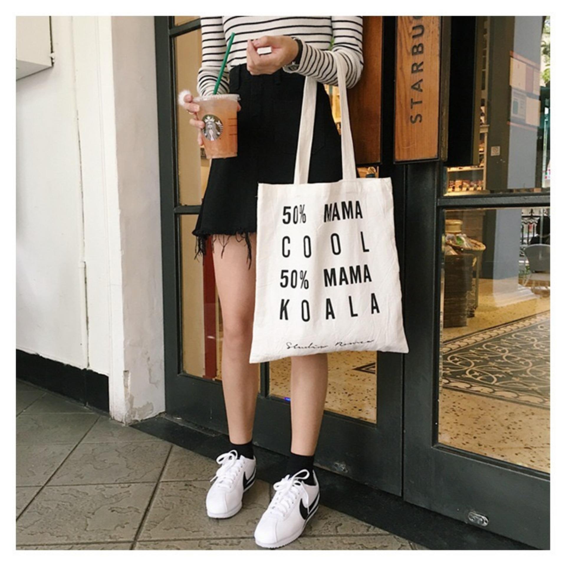 Túi totebag - Túi vải 10.98 - Trắng