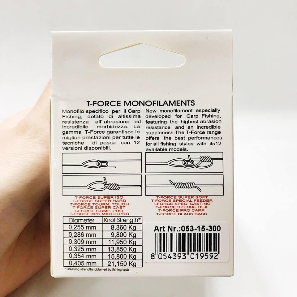 Cước Nhật câu cá Ion T-Force Trabucco Pro Carp dài 300m