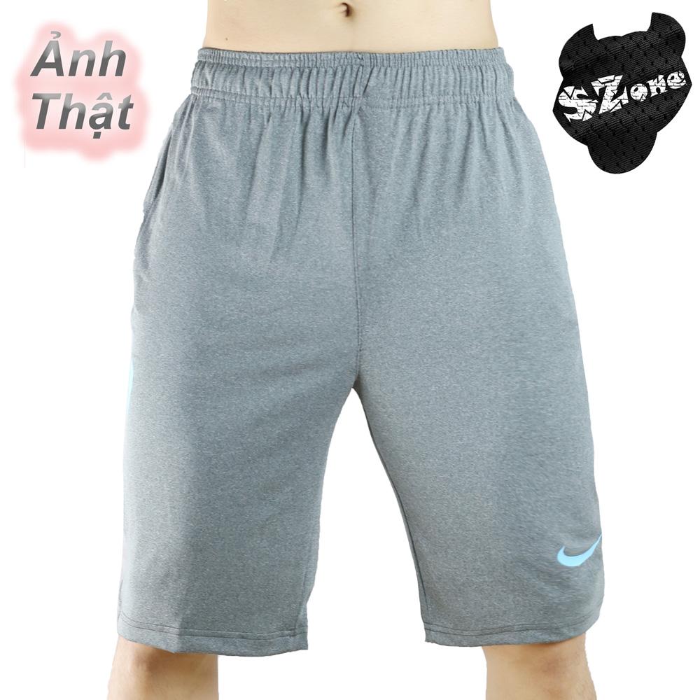 Quần đùi thun thể thao, quần đùi nam, quần gió nam SZone SQT xuất khẩu, vải dư công ty cao cấp - HÀNG XỊN GIÁ NGON - đá bóng, tập gym, đi chơi, đi biển