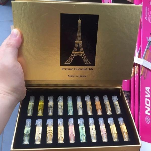 Bộ 20 chai nước hoa mini
