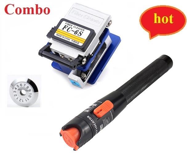 Dao cắt quang fc-6s + bút soi quang 10km tặng lưỡi dao cắt quang