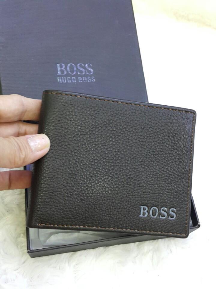 Ví nam bóp nam da dòng Boss mới (dáng ngang)