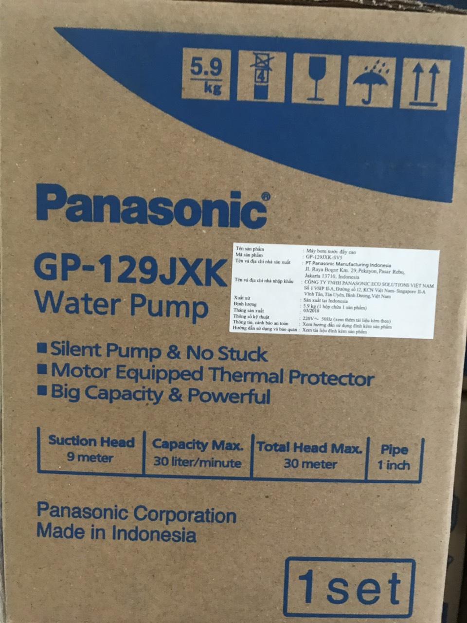 Máy bơm đẩy cao 125W GP-129JXK Panasonic