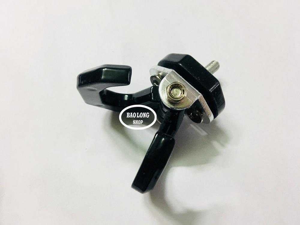 Móc treo đồ xe máy (2 móc xoay 180*) màu Bạc