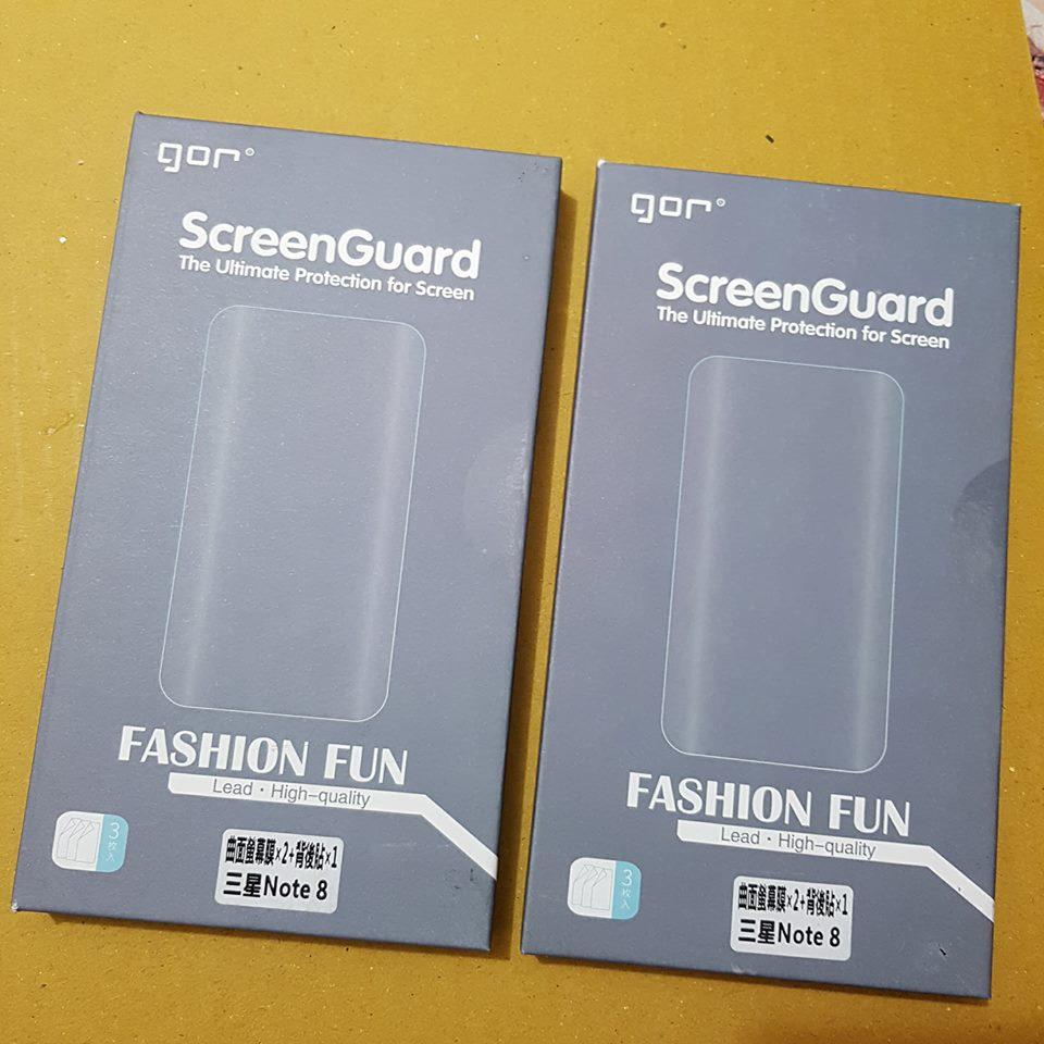 Bộ 2 hộp dán dẻo gor cho galaxy note 8 dán full màn hình