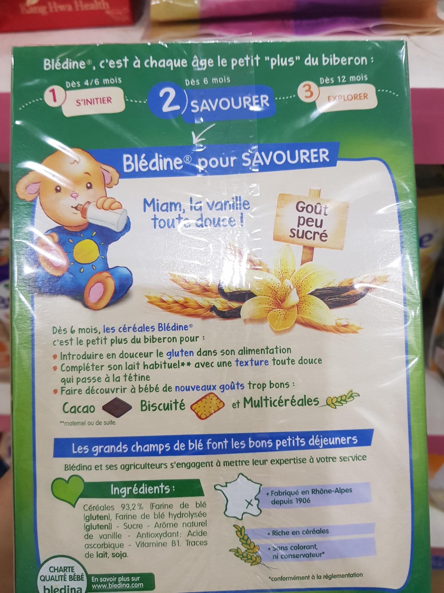 Bột lắc sữa tăng cân bledina vị bánh mỳ lúa mạch 8 tháng