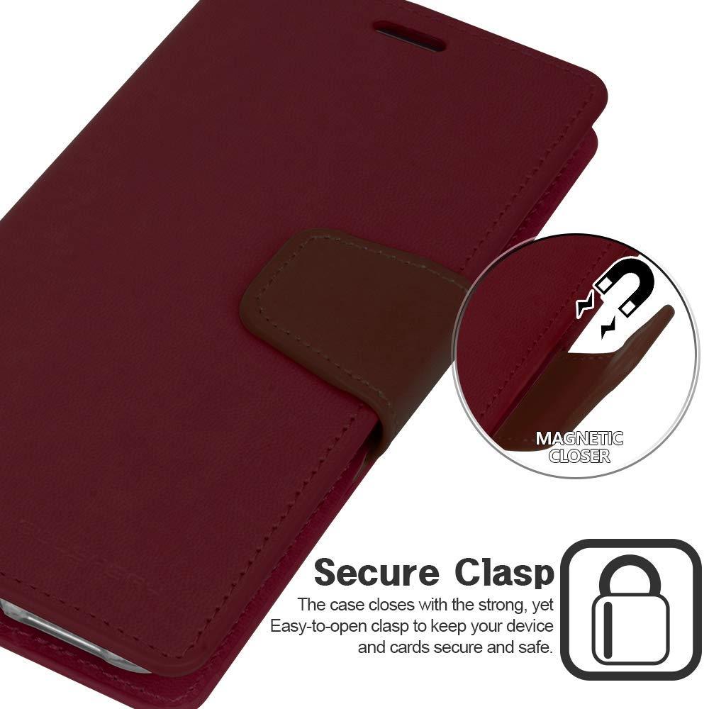 Bao da iPhone Xs Max Mercury Goospery Sonata Diary Hàn Quốc (Nhiều màu)
