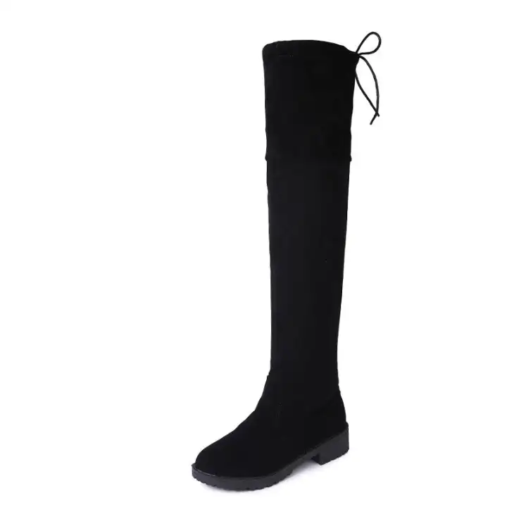 flat over the knee boots cheap