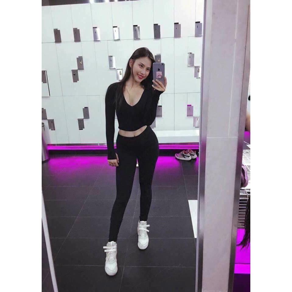 QUẦN LEGGING CƠ BẢN DÁNG TRƠN 4 TÚI
