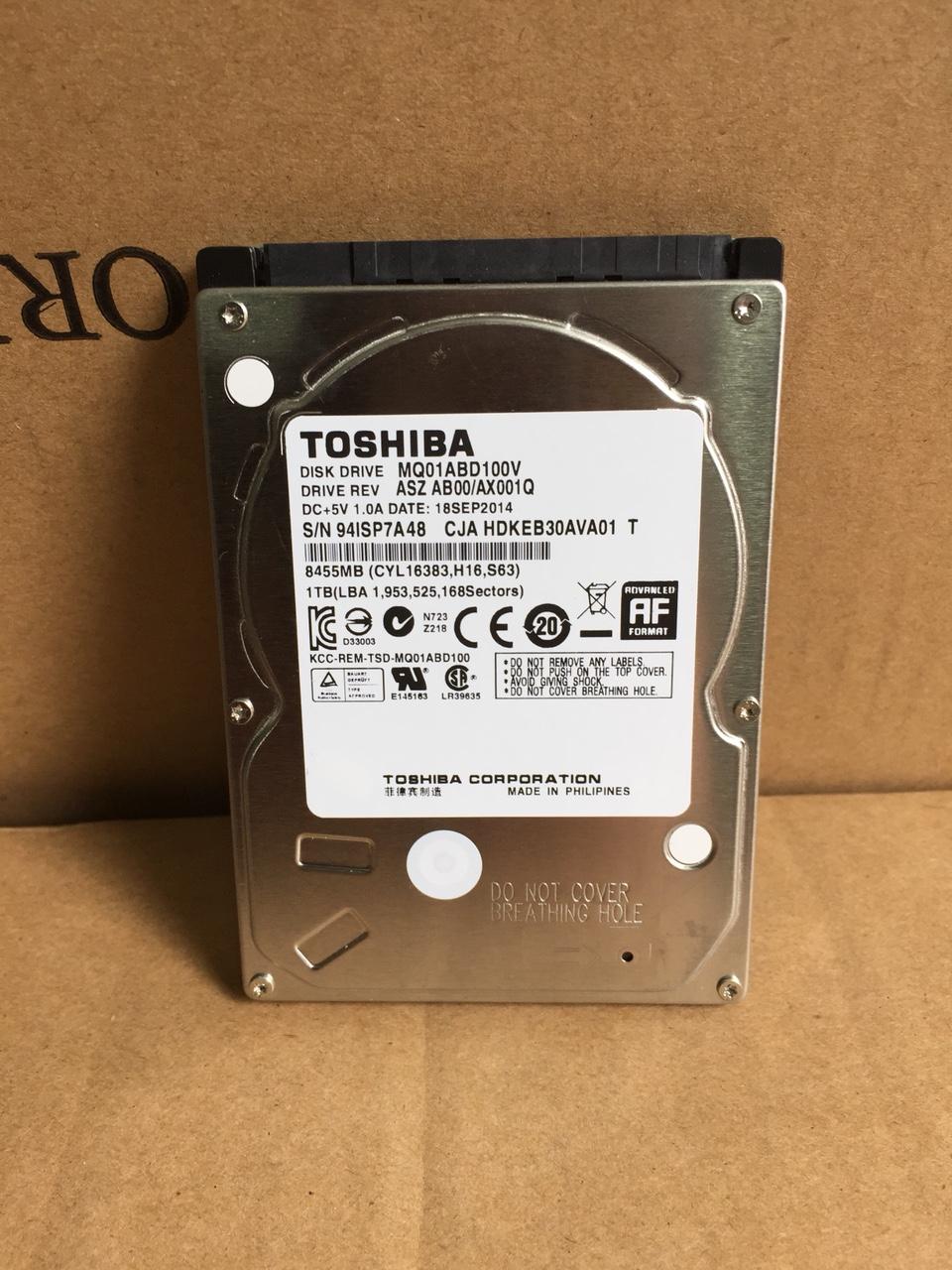 Ổ cứng HDD laptop toshiba 1TB mới