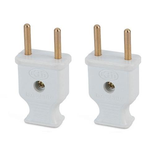 Bộ 2 Phích cắm điện chân tròn chân dẹp