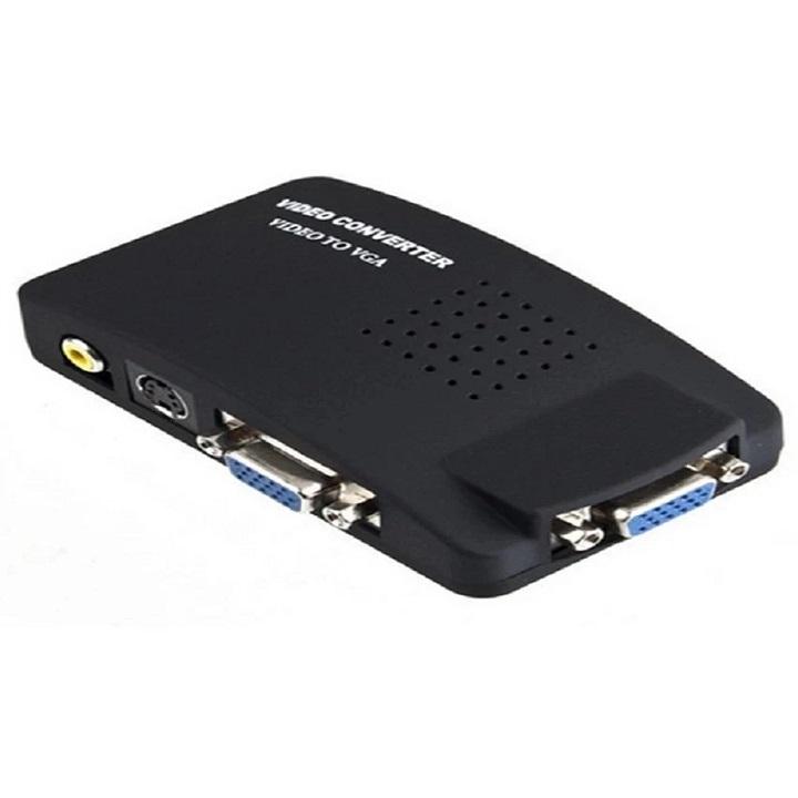 Bộ chuyển đổi tín hiệu từ AV, S-Video sang VGA (Video Converter Video to VGA)