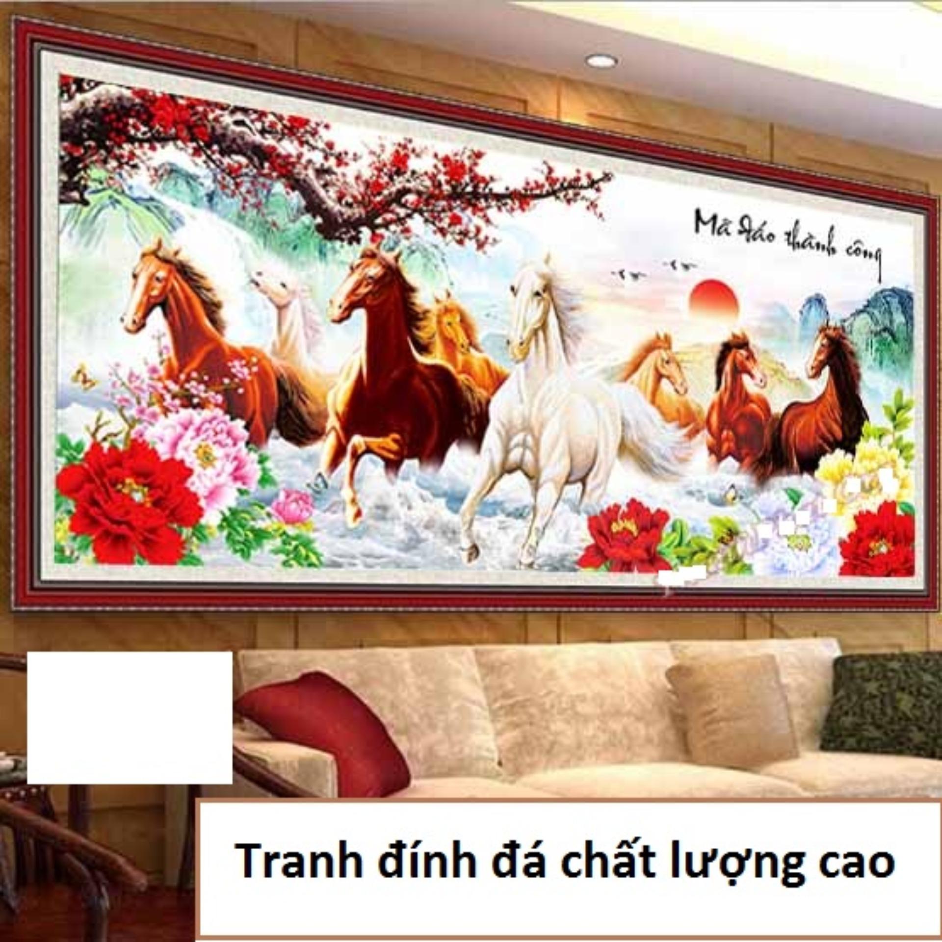 Tranh đính đá Mã đáo thành công YN2078-Ngọc Thịnh
