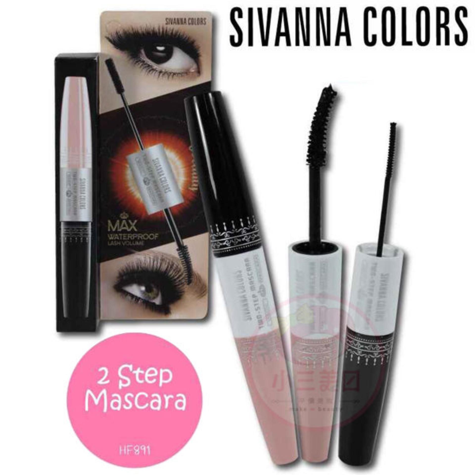 Mascara 2 đầu Chống Nước SIVANNA COLORS Two-Step Mascara