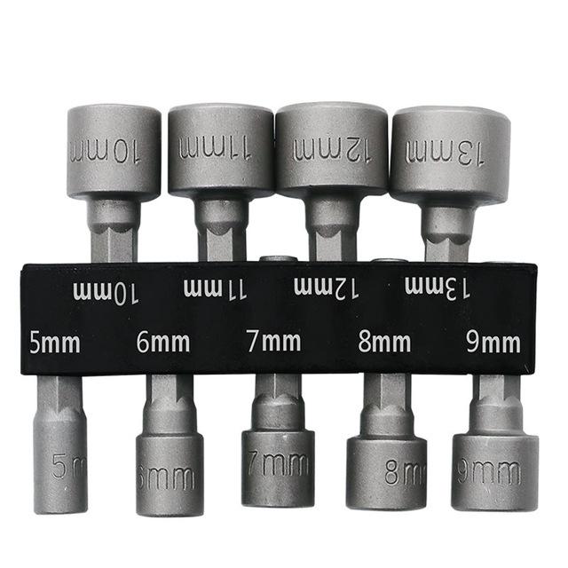 bộ 9 đầu vặn ốc bằng thép