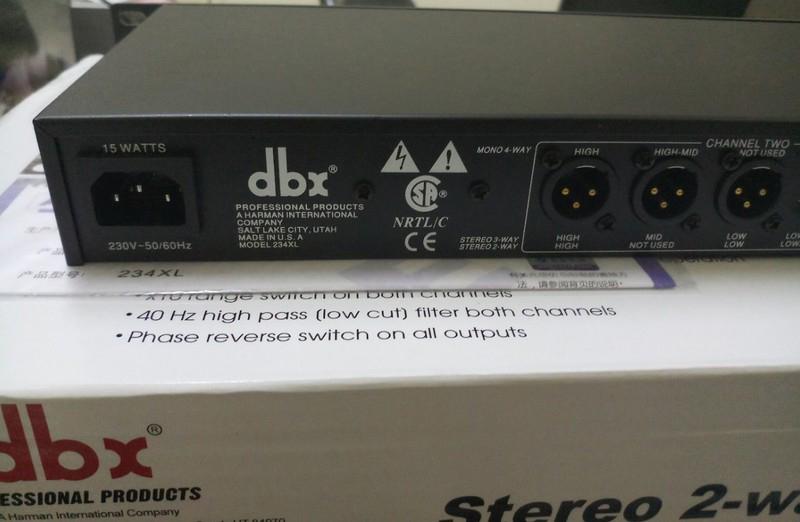 PHÂN TẦN CROSSOVER DBX 234XL-LOẠI 1