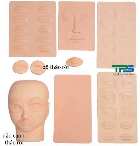 Da giả tập phun xăm (da trơn) - dụng cụ phun xăm