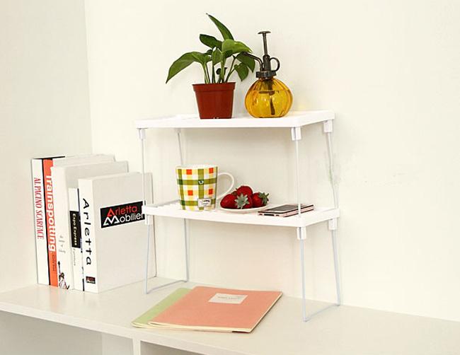 [HCM]Kệ chân sắt để đồ dùng tiện lợi Tashing Plastic 005